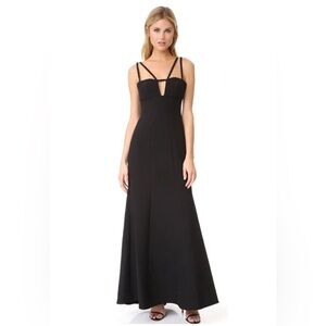 BCBG Max Azria Black gown size 0